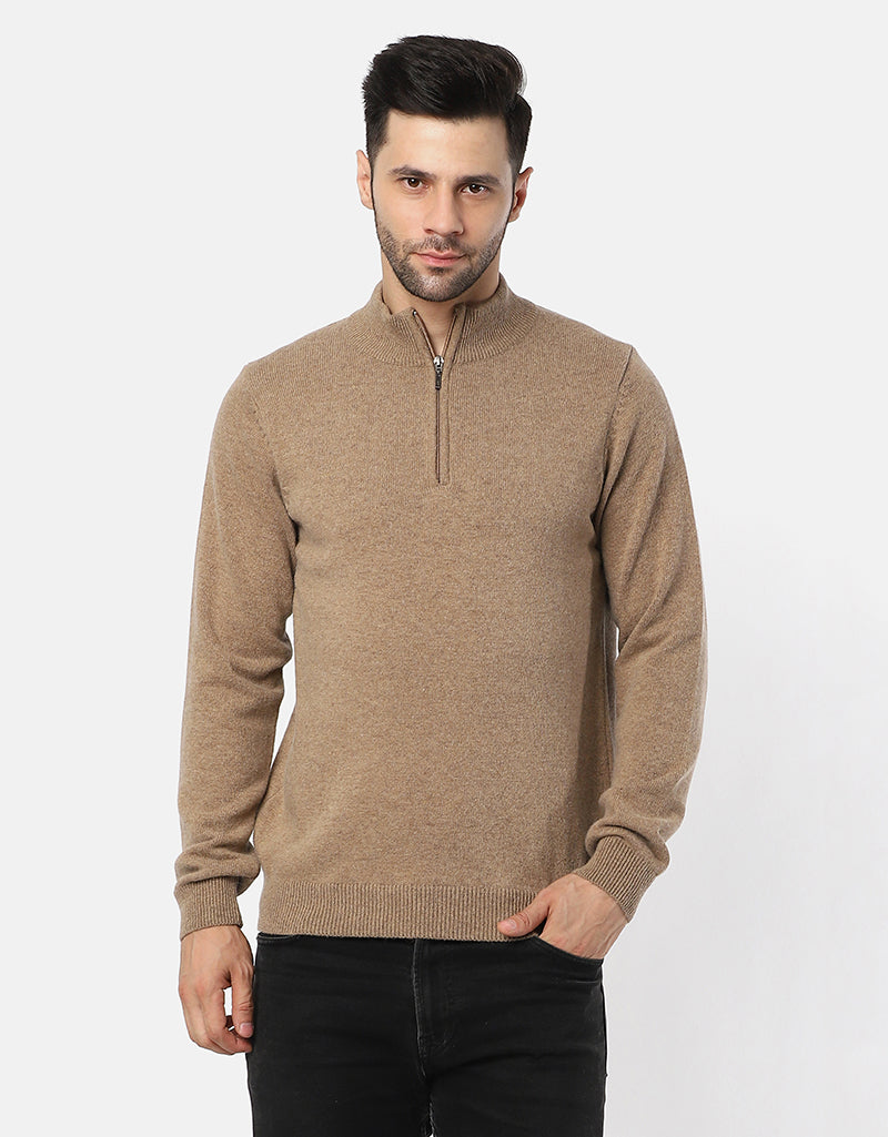 Woolen T-Neck Sweater For Men