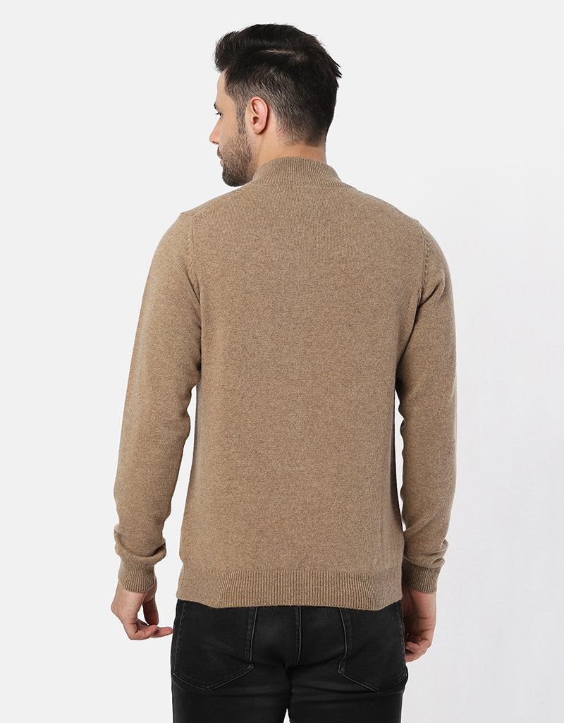 Woolen T-Neck Sweater For Men